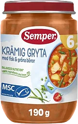 Gryta Fisk Gröna Bönor