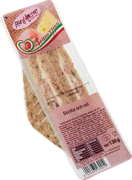 Ost Och Skinka Tramezzini Smörgås