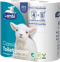 Toalett plus 4-p