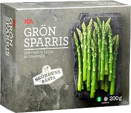 Grön sparris Fryst