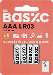 Batteri AAA/LR03 8-p