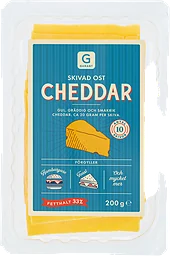 Cheddar Skivad Hamburgerost 33%