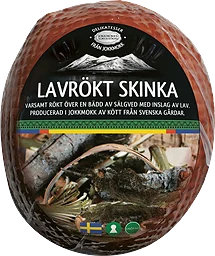 Lavrökt skinka ca
