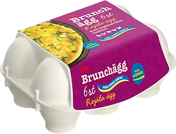 Brunchägg Frigående L 6-p