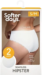 Hipster seamless spets S/M vit