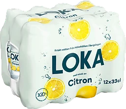 Kolsyrat vatten Citron 12-pack