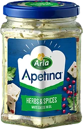 Herbs & Spices White Cheese In Oil Tärnad 21%