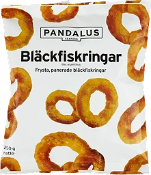 Bläckfiskring Panerade Frysta