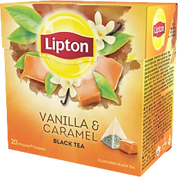 Svart te Vanilla Caramel 20-p