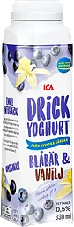 Drickyoghurt Blåbär Vanilj