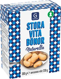 Vita Bönor Stora