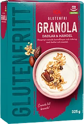 Granola dadlar o mandel Glutenfri
