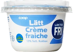 Laktosfri Créme Fraiche Lätt 13%
