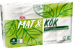 Hushållspapper Mat & kök 4-p Miljömärkt