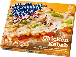 Pizza Super Size Chicken Kebab