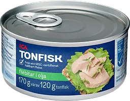 Tonfisk i olja 170g