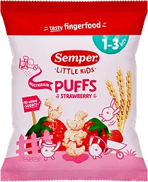Multigrain puffs strawberry Eko 1år