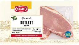 Fläskkotlett Färsk Skivad