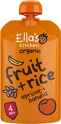 Fruktris med banan & aprikos Från 4m Ekologisk