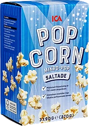 Popcorn Mikropopcorn Saltade 3-p