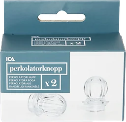 Plastknopp m packning till perkulator