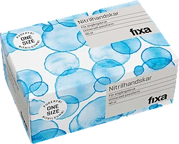 Handskar Nitrilgummi Puderfri One Size