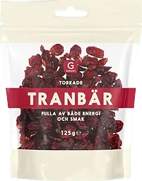 Tranbär Torkade