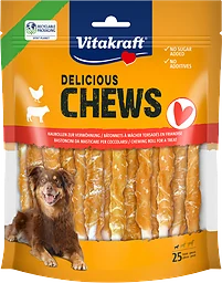 Delicios Chews Kyckling Hundgodis 25-pack