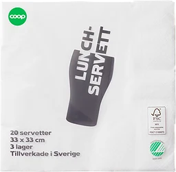 Servetter Vit