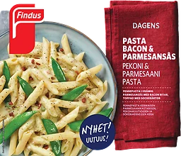 Pasta Bacon & Parmesansås