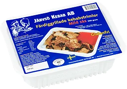 Färdiggrillad kebab med mild sås