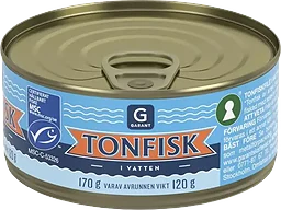 Tonfisk Vatten