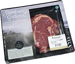 Entrecôte Färsk skivad 2x250g