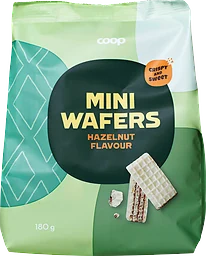 Mini wafers Hasselnöt