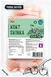 Skinka Kokt Tunna Skivor