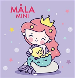 Måla mini: sjöjungfrur kawaii