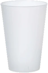 Plastglas Vit