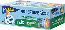 Kattmat Megabox Kött & Fisk i Sås 48-p