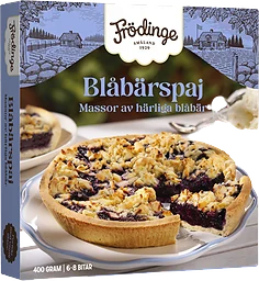 Blåbärspaj Fryst