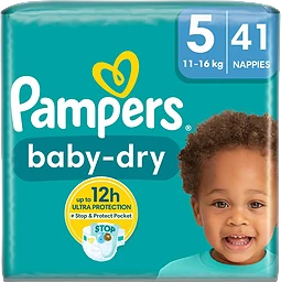 Blöjor Baby Dry Strl 5 12-17kg 41-p