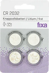 Cr 2032 Knappcell Batteri