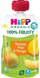 Smoothie Banan, päron, mango 4 Mån Eko