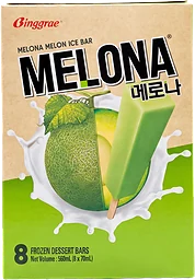 Glasspinnar Med Melonsmak 8-p