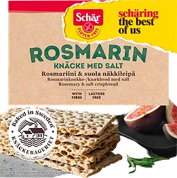 Glutenfritt Rosmarinknäcke med salt
