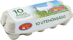 Ägg Frigående Utomhus M/L 10-pack 630g