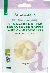 Chokladknappar Vita Eko