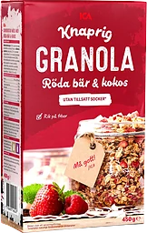 Granola Röda bär & kokos
