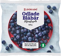 Blåbär Odlade Fryst