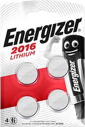 Batteri Litium CR2016 4-pack