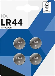 Knappcellsbatteri LR44 4-p